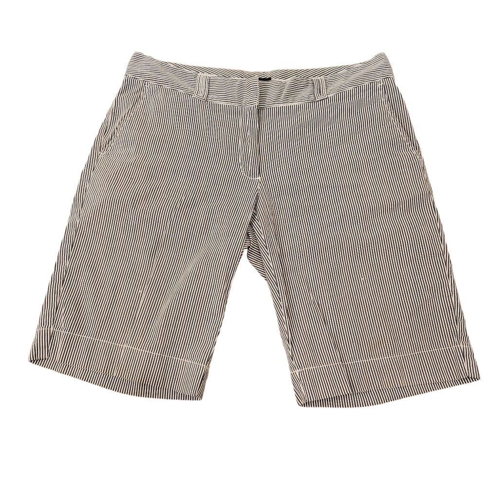 Tommy Hilfiger Ladies Women's Grey White Shorts Size 6